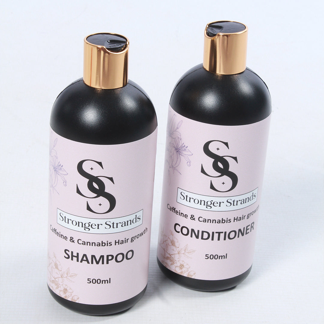 Caffein and Cannabis Shampoo and Conditioner