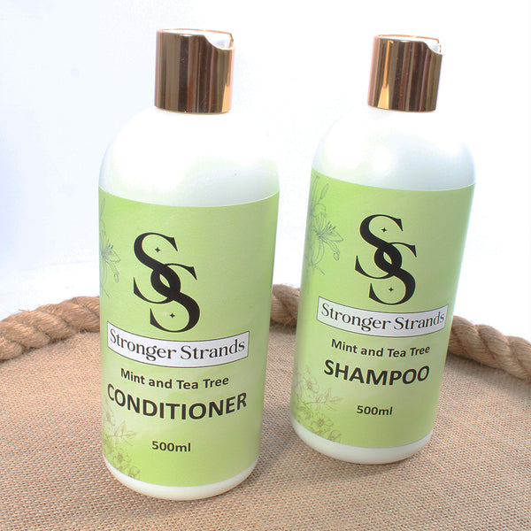 Mint and Tea Tree Shampoo and Conditioner